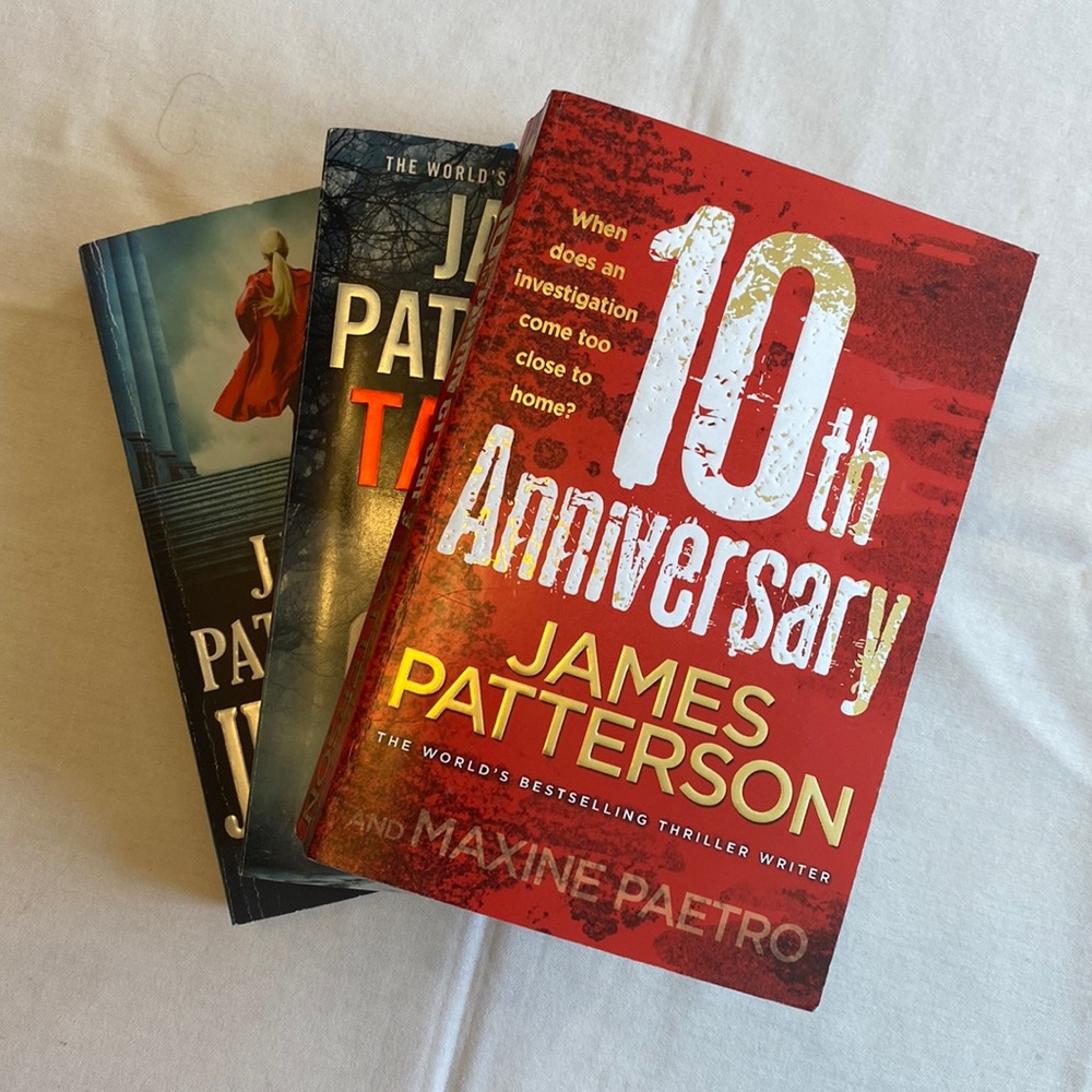3 James Patterson Books